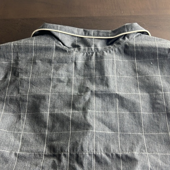 Polo Ralph Lauren Men Flannel Long Sleeve Window Pane Pajama Top Charcoal - Picture 9 of 10